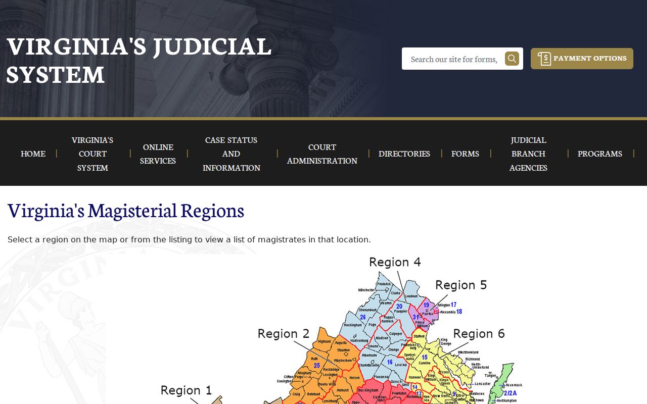 District 15 magistrate map for Essex County warrant issuance and bail routing